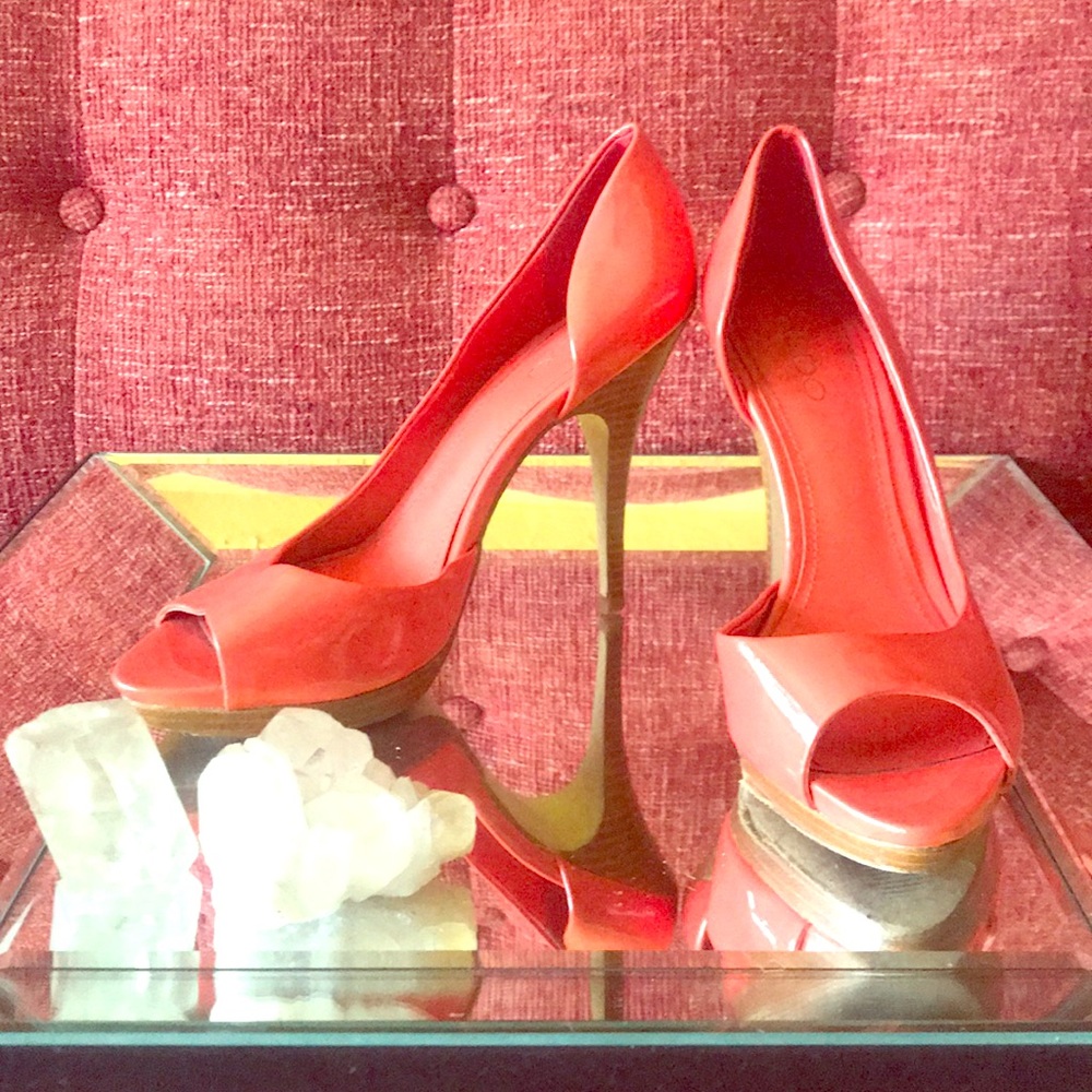 Aldo Coral Open Toe Heels